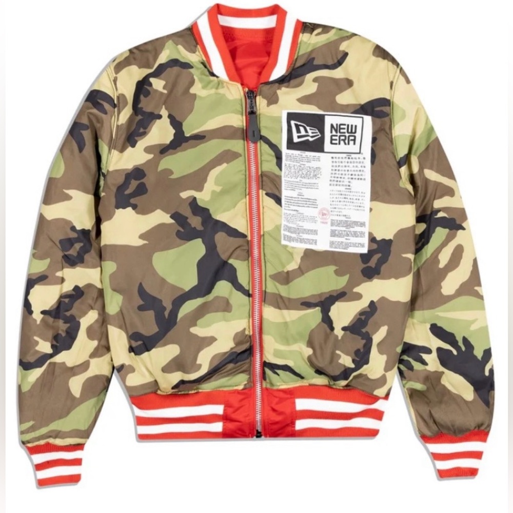 Alpha Industries X Philadelphia Phillies MA-1 Bomber Jacket Red Deadstock NWT - Picture 5 of 7